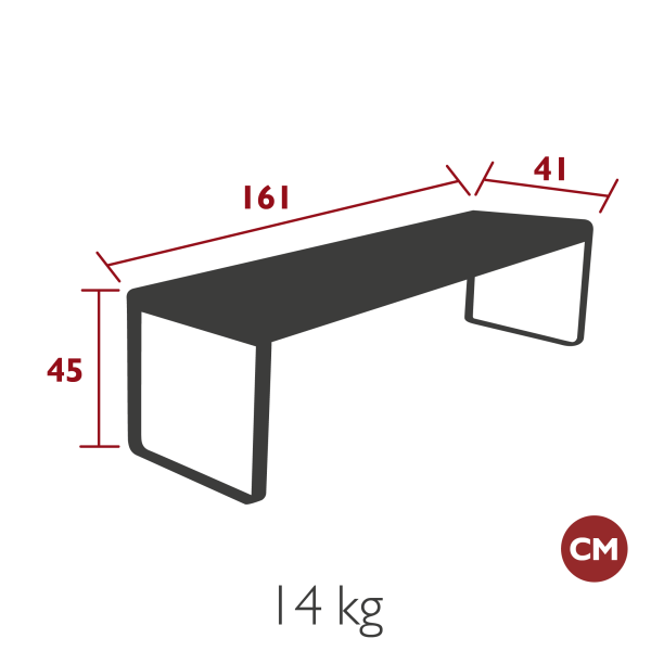 Bellevie Outdoor Dining Bench By Fermob