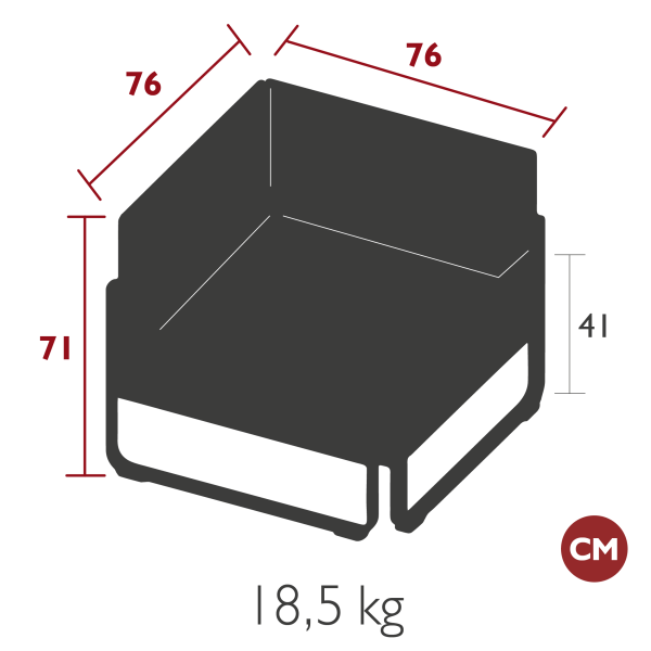 Bellevie Corner Module by Fermob