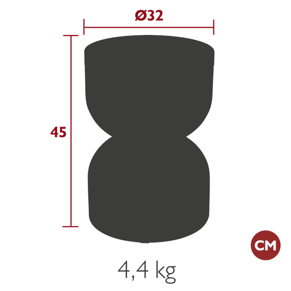 Piapolo Outdoor Stool With Storage By Fermob