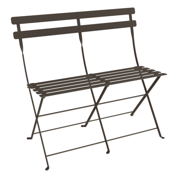 Bistro Two Seater Folding Bench By Fermob in Tonka