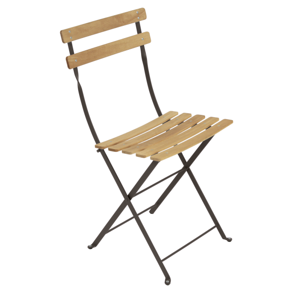 Bistro Outdoor Folding Chair - Wooden Slats By Fermob in Tonka