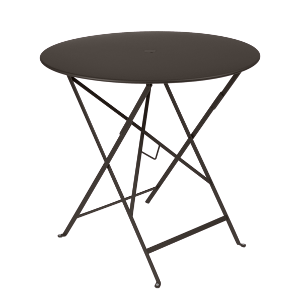 Bistro Outdoor Folding Table Round 77cm By Fermob in Tonka