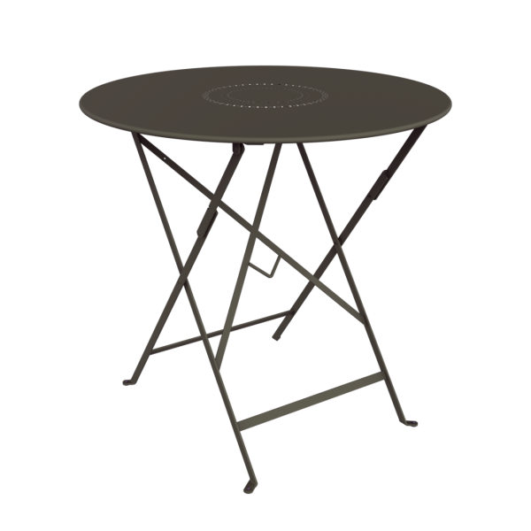 Floreal Folding Garden Table Round 77cm By Fermob in Tonka