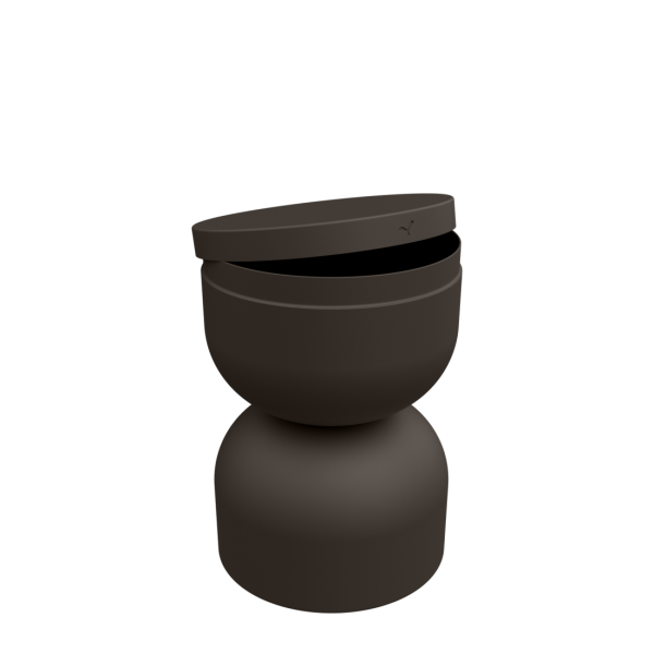 Piapolo Outdoor Stool With Storage By Fermob in Tonka