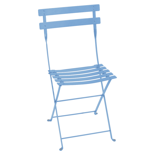 Bistro Outdoor Folding Chair By Fermob in Maya Blue