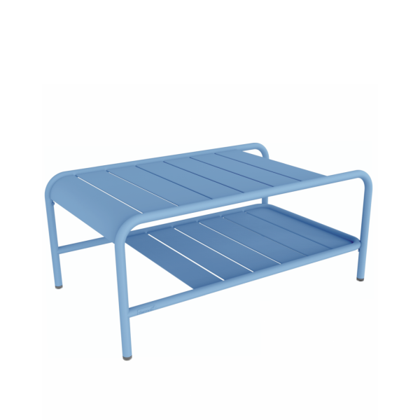 Luxembourg Low Table 90 x 55cm By Fermob in Maya Blue