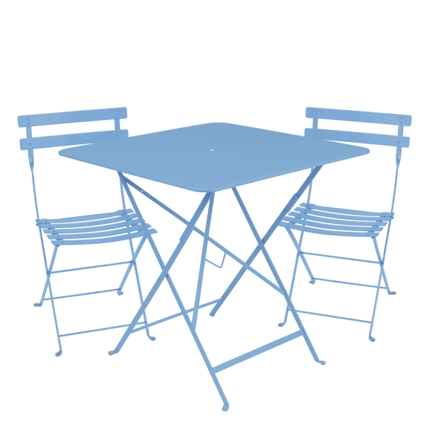 Bistro Outdoor Folding Cafe Set 71cm Square By Fermob Jardin NZ