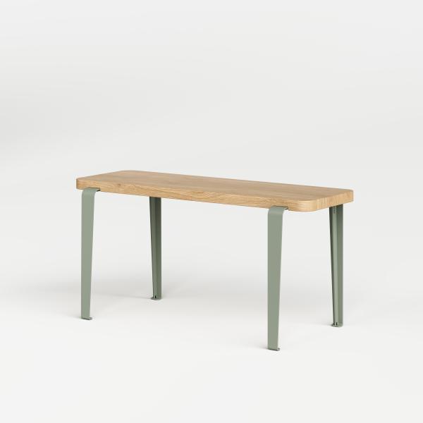 Lou Bench 90cm - Oak By Tiptoe in Eucalyptus Grey