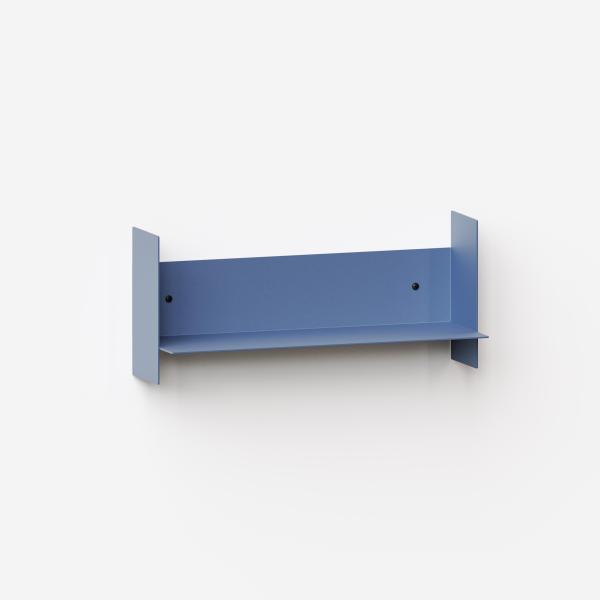 Pli Metal Indoor Shelf 45cm By Tiptoe in Rock Blue