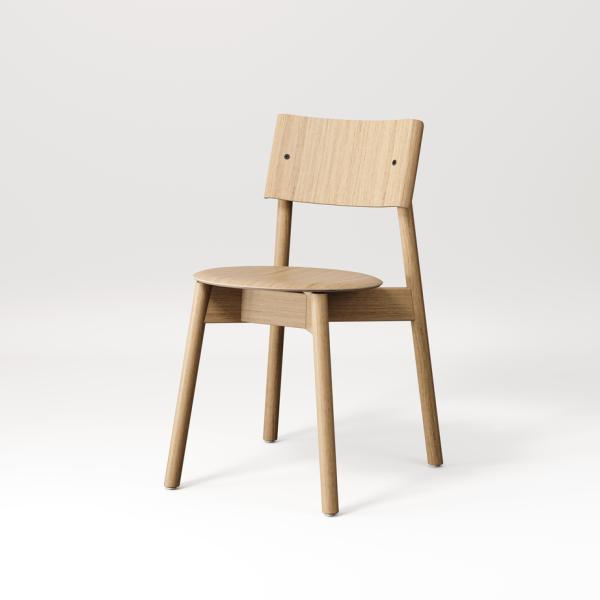 SSD Indoor Chair - Full Oak Wood By Tiptoe in Natural Oak
