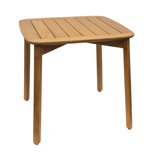 Lodge Teak Outdoor Dining Table 80 x 80cm By Vlaemynck