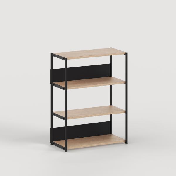 Unit Modular Shelving Level 3 - 110cm High - Oak Shelf By Tiptoe
