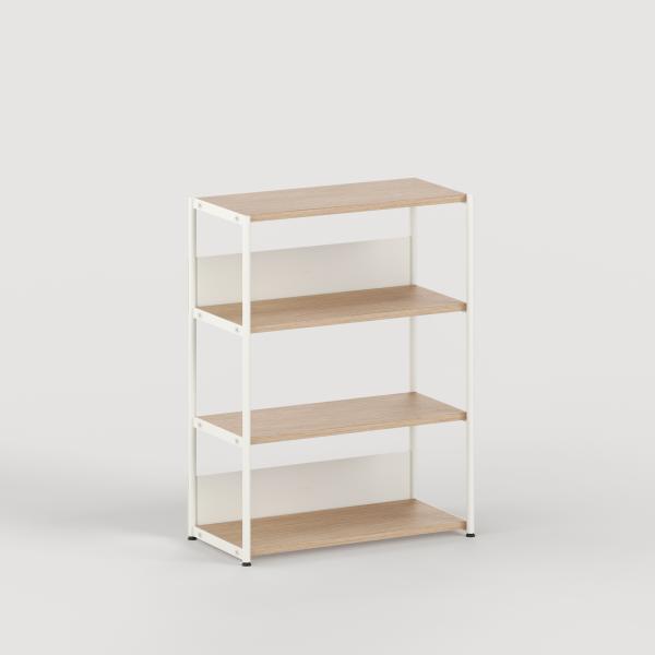 Unit Modular Shelving Level 3 - 110cm High - Oak Shelf By Tiptoe