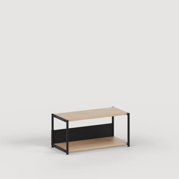 Unit Modular Shelving Level 1 - 40cm High - Oak Shelf By Tiptoe