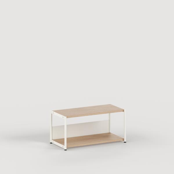 Unit Modular Shelving Level 1 - 40cm High - Oak Shelf By Tiptoe