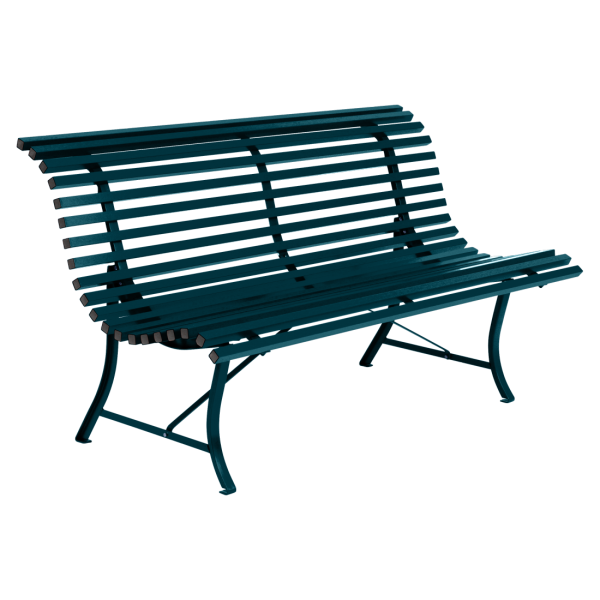 Louisiane Garden Bench 150cm By Fermob in Acapulco Blue