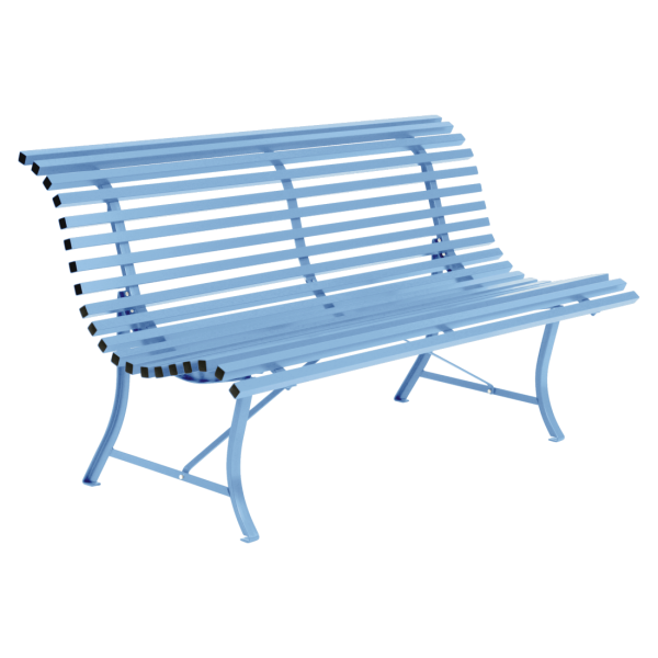 Louisiane Garden Bench 150cm By Fermob in Maya Blue