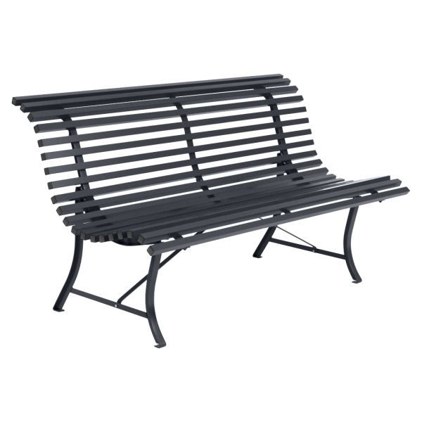 Louisiane Garden Bench 150cm By Fermob in Anthracite