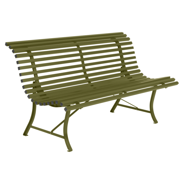 Louisiane Garden Bench 150cm By Fermob in Pesto
