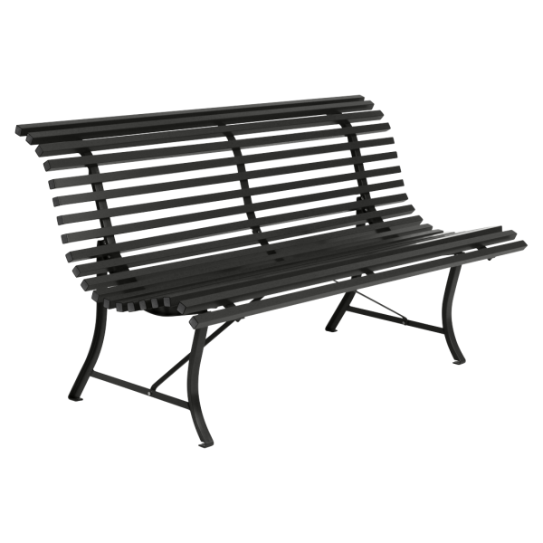 Louisiane Garden Bench 150cm By Fermob in Liquorice