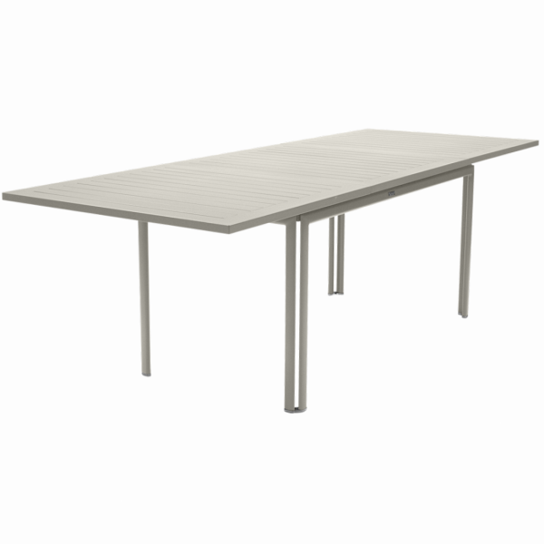 Costa Outdoor Dining Extending Table By Fermob in Clay Grey