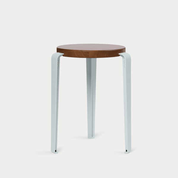 Lou Dining Height Stool 45cm - Tinted Oak By Tiptoe in Pale Blue