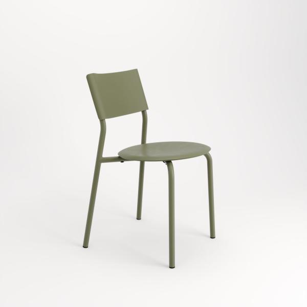 SSDr Indoor Chair - Recycled Plastic Seat By Tiptoe in Khaki Green