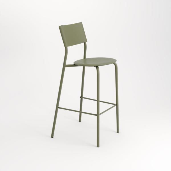 SSD Indoor Bar Chair 75cm - Recycled Plastic By Tiptoe in Khaki Green