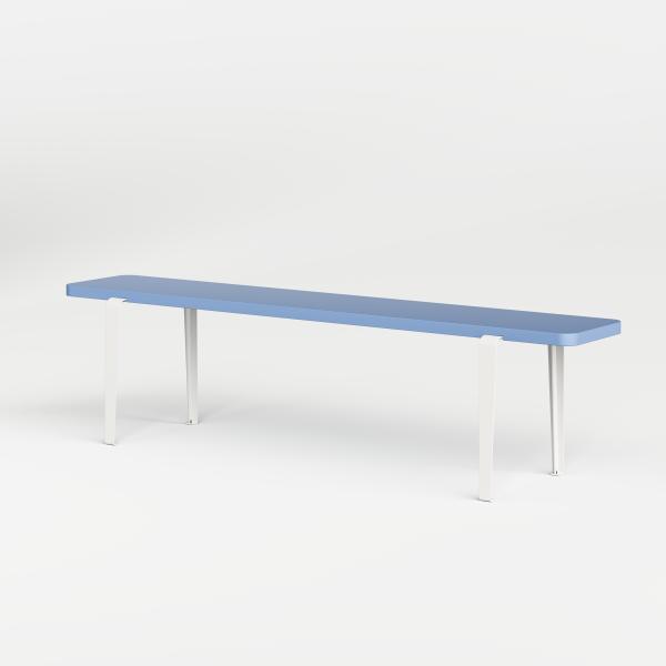 Lou Bench 170cm - Tinted Beech By Tiptoe in Cream White