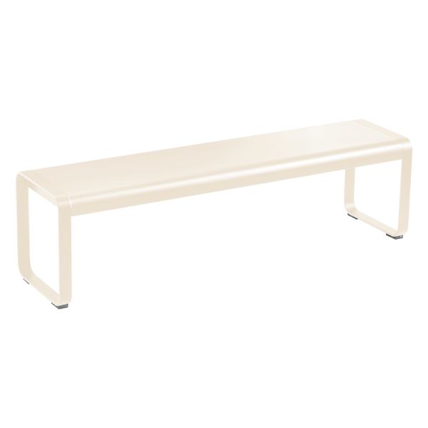 Bellevie Outdoor Dining Bench By Fermob in Latte Beige