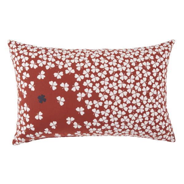 Trefle Outdoor Cushion - 68 x 44cm By Fermob in Red Ochre