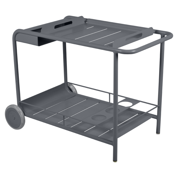 Luxembourg Outdoor Bar Trolley By Fermob in Anthracite