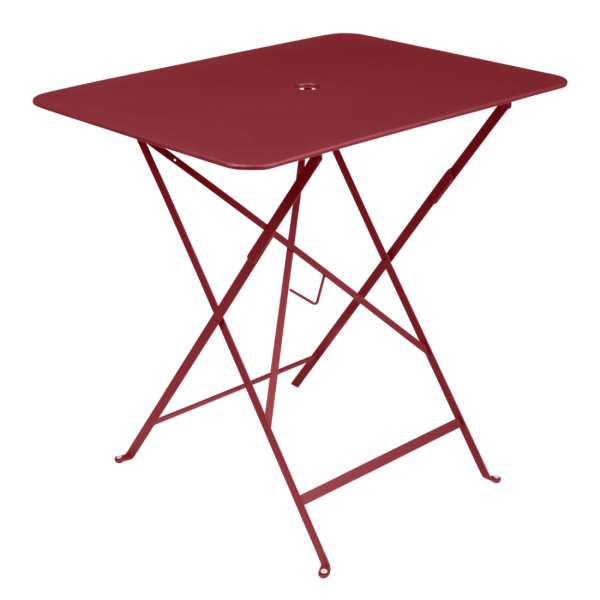 Bistro Outdoor Folding Table Rectangle 77 x 57cm By Fermob in Chilli