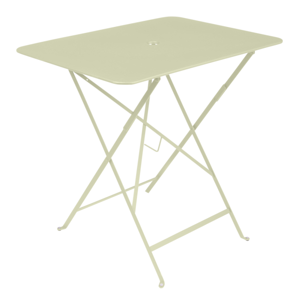 Bistro Outdoor Folding Table Rectangle 77 x 57cm By Fermob in Willow Green