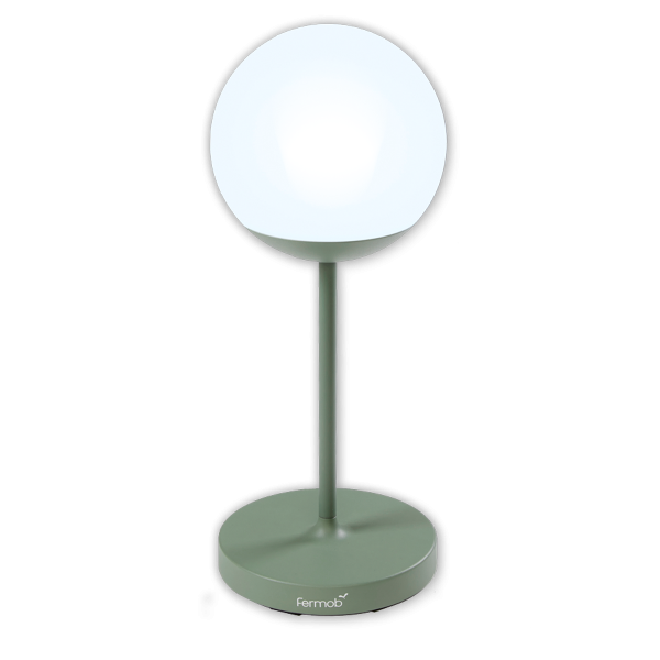 Mooon! Outdoor Portable Floor Lamp 63cm By Fermob in Cactus