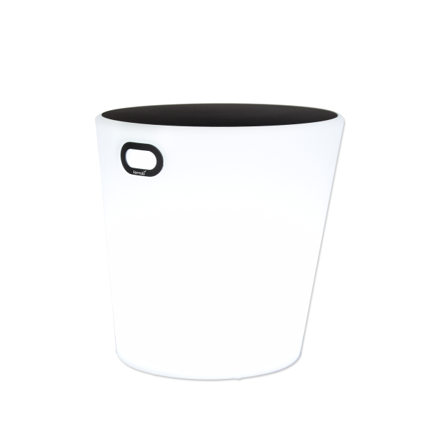 Inoui Outdoor Portable Stool Lamp by Fermob in Anthracite