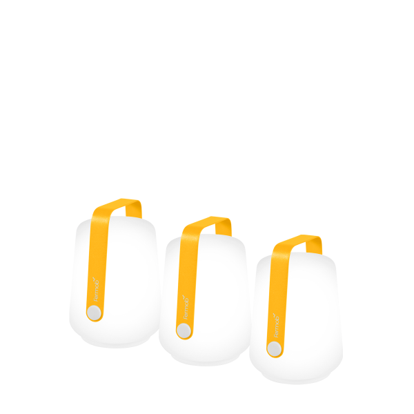 Balad Portable Outdoor Lamps 12cm Set 3 By Fermob