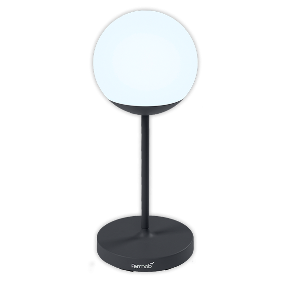 Mooon! Outdoor Portable Floor Lamp 63cm By Fermob in Anthracite