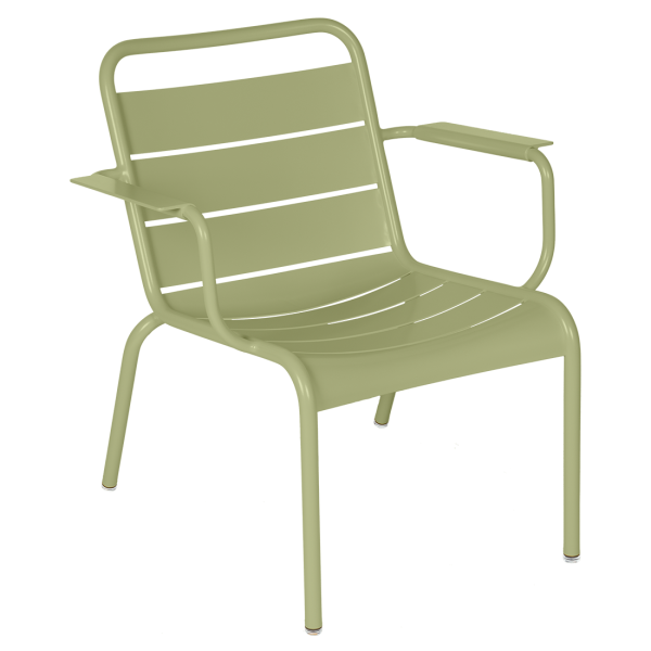 Luxembourg Outdoor Lounge Armchair By Fermob in Willow Green