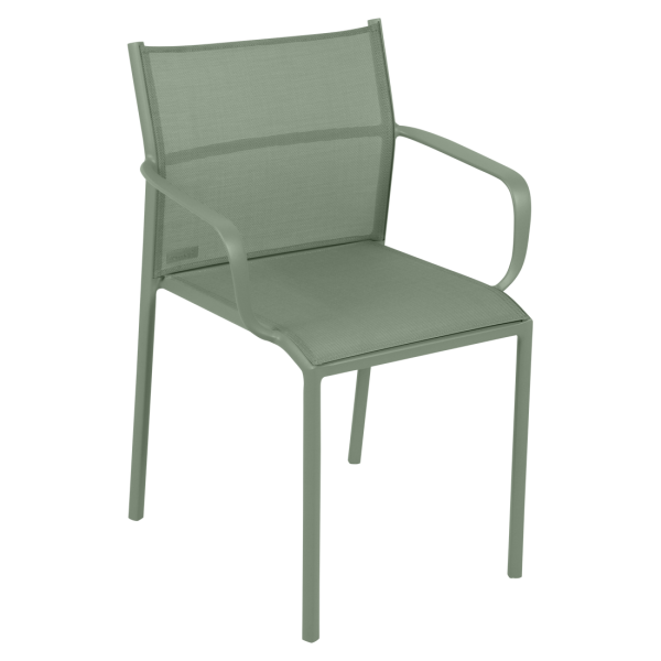Cadiz Aluminium Outdoor Dining Armchair By Fermob in Cactus