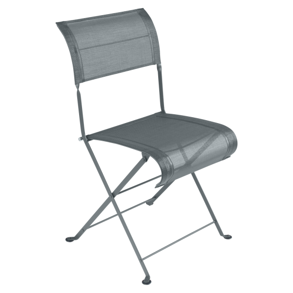 Dune Folding Outdoor Chair By Fermob in Storm Grey