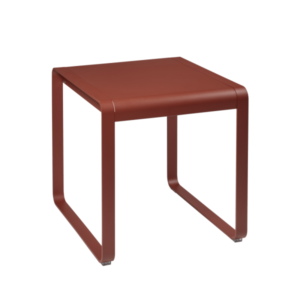 Bellevie Outdoor Dining Table 74 x 80cm By Fermob in Red Ochre