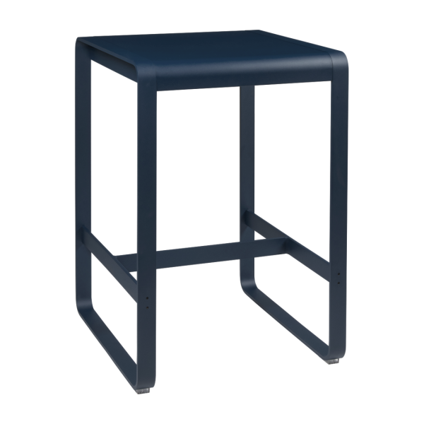 Bellevie Outdoor High Bar Table 74 x 80cm By Fermob in Deep Blue