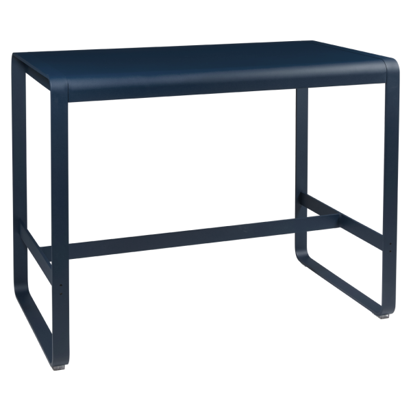Bellevie Outdoor High Bar Table 140 x 80cm By Fermob in Deep Blue