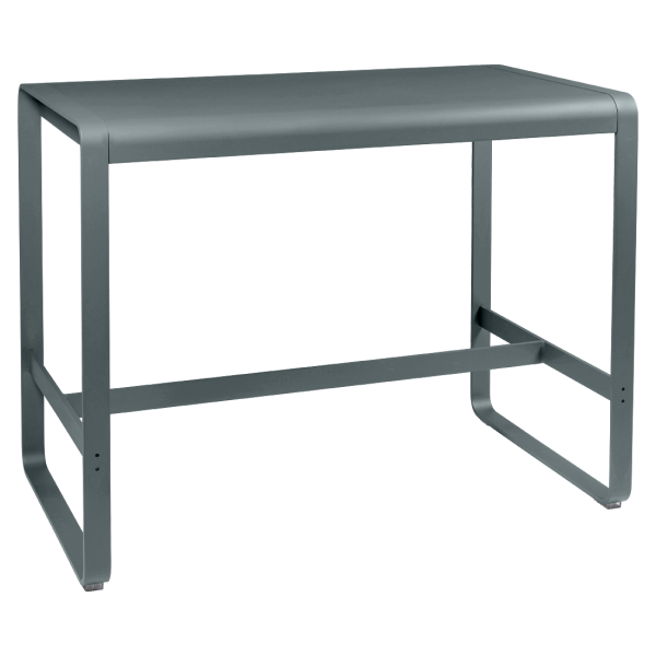 Bellevie Outdoor High Bar Table 140 x 80cm By Fermob in Storm Grey