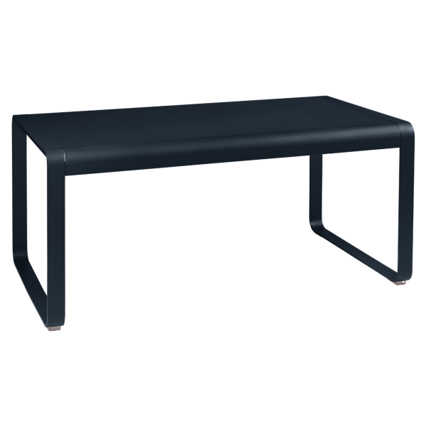 Bellevie Outdoor Mid Height Table 140 x 80cm By Fermob in Deep Blue