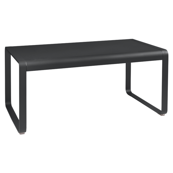 Bellevie Outdoor Mid Height Table 140 x 80cm By Fermob in Anthracite
