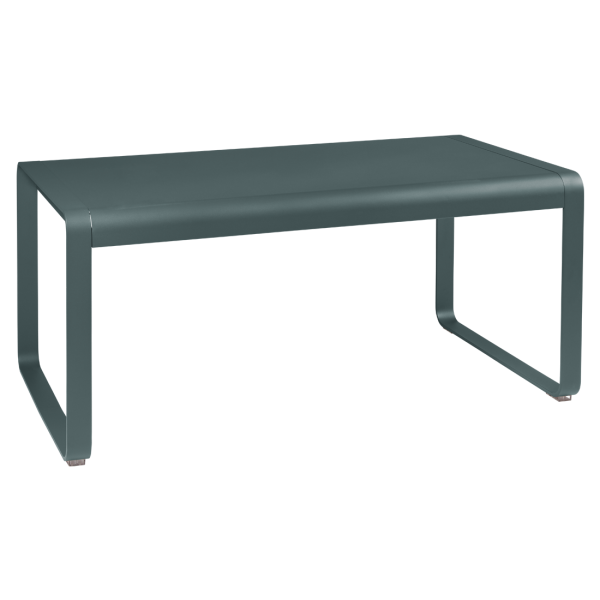 Bellevie Outdoor Mid Height Table 140 x 80cm By Fermob in Storm Grey