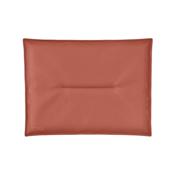 Les Basics Outdoor Bistro Chair Cushion 28 x 38cm By Fermob in Red Ochre