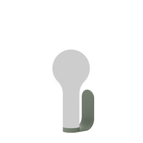 Aplo Outdoor Portable Lamp Wall Bracket By Fermob in Cactus